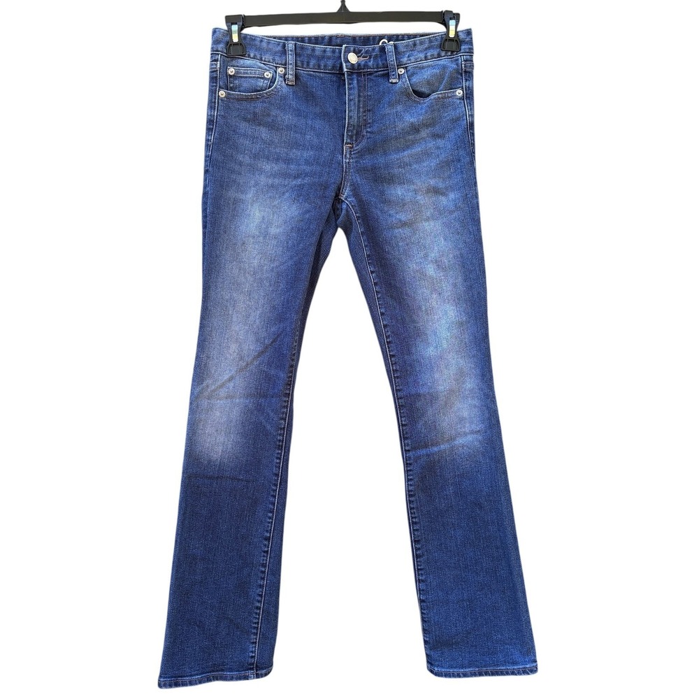 Gap Womens 27r Perfect Boot Jeans Blue Medium Wash Mid Rise Bootcut Stretch